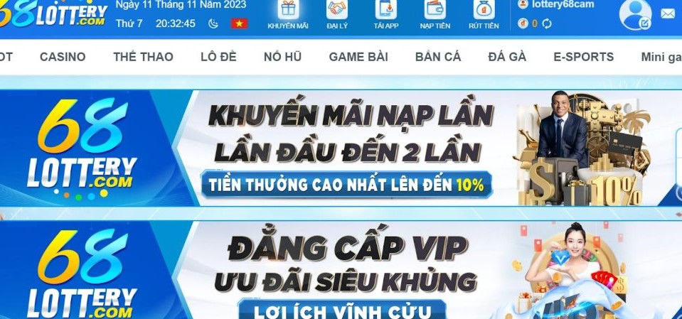 68 Lottery - Nhà Cái Uy Tín Nhất Hàng Đầu Châu Á